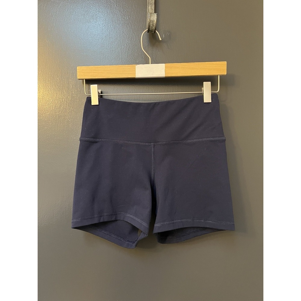 FLEO Original Shorts Sz S Womens Navy Blue Gym Active Yoga